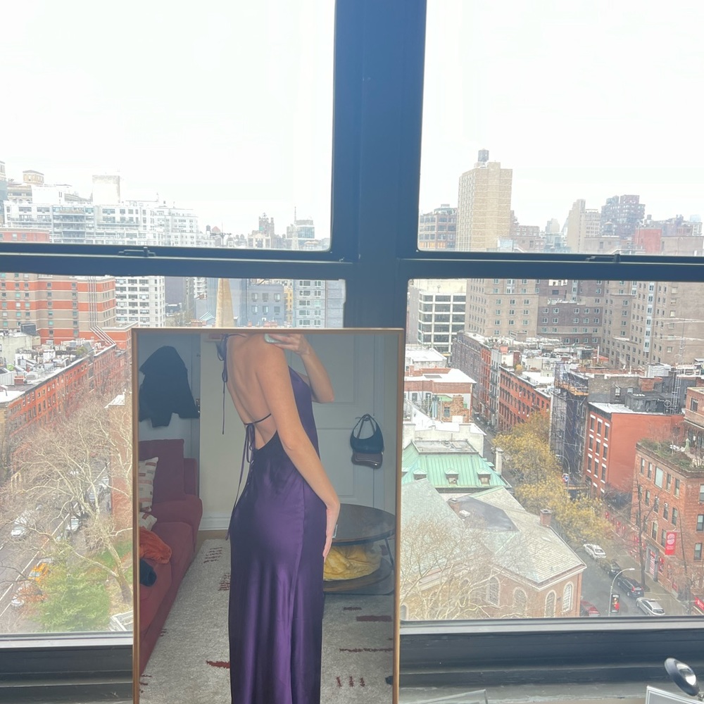 Reformation Jeany dress- Purple